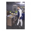 Professionelle Fritteuse mit Schrank 2x6000W